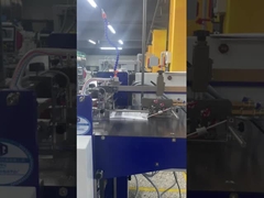 Hoogwaardige pamfletten Papier vouwmachine in actie