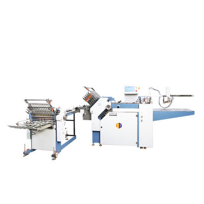 Dwarsvouwen Document die Machine met 480mm Breedte 12 vouwen Gespplaat