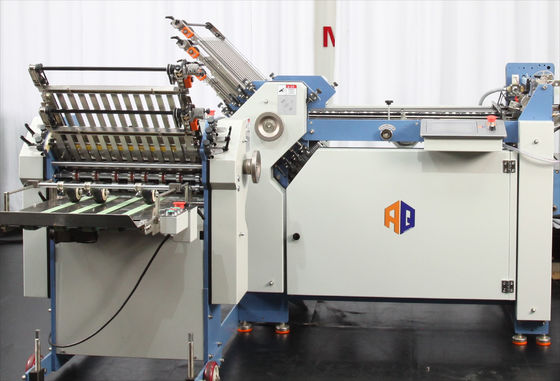 Toestel die Dwarsvouwendocument drijven die Machine met 480mm Breedte 6 vouwen Gespplaat