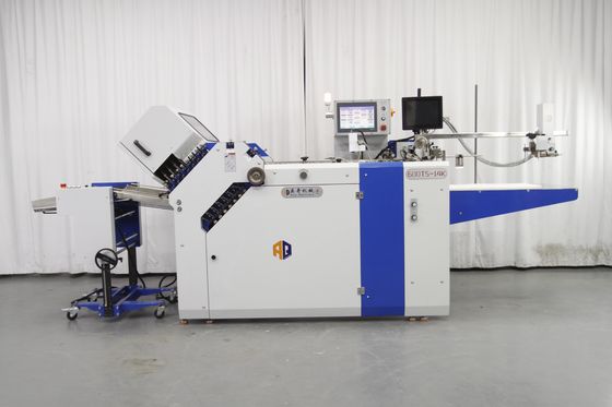 TS-serie folderpapier vouwmachine groot formaat breedte 480 mm inbreng farmaceutisch