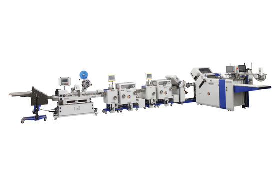 Hoge snelheids Farmaceutisch Pamflet die Machine 600mm met Etikettering 600TS/480TS vouwen