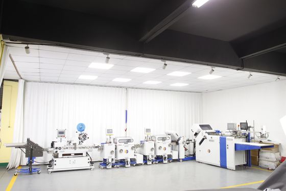 High Speed Pharmaceutical Leaflet Folding And Labeling Machine 480/600 mm Breedte Buiten