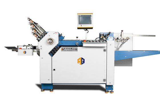 8 Buckle Plates Papier vouwmachine Automatische breedte 480 mm Met dubbele plaat detectie