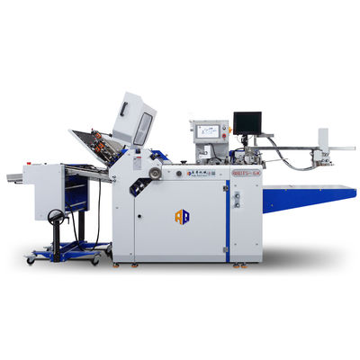 Automatische grootformaat papier vouwmachine riemen rijdende farmaceutische folder 220m/min