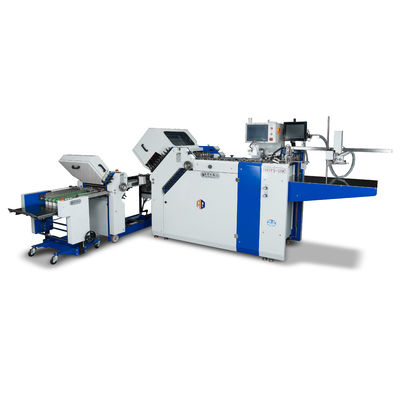Verpakkingsmachine voor het vouwen van papieren voor farmaceutische folders