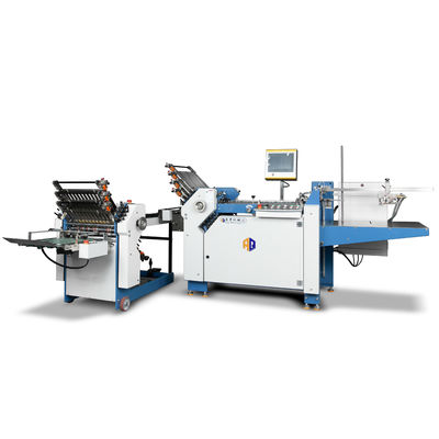3.8KW Brochure Cross Fold Paper Folding Machine voor de drukkerij