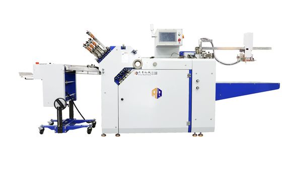 Papier vouwmachine met stapelvoeder automatische zigzag voor farmaceutische bijsluiter