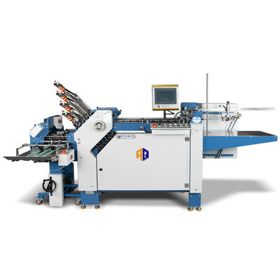 Gordel rijdend pamflet kruis papier vouwmachine met papier jam alarm voor gebruik in de drukkerij