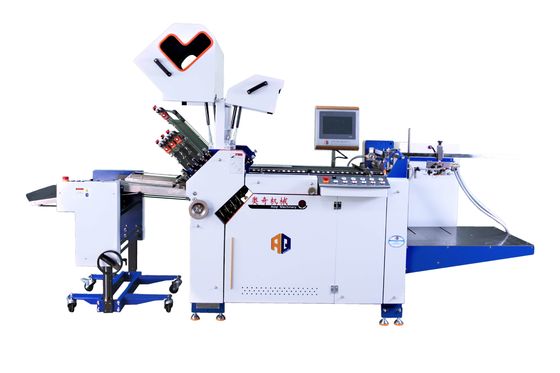 AOQI Max Breedte 570 mm Grootformaat papier vouwmachine voor boekjes met leverstapel