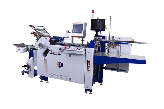 Hoge snelheid automatische vouwmachine met aflevertafel voor commerciële handmatige papiermap
