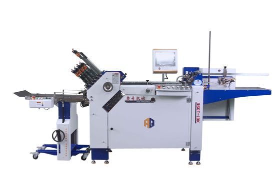 Hoogwaardige commerciële papier vouwmachine Papier Tri-vouwmachine voor mini-instructie vouw brochure