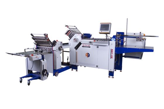 Commerciële foldermachine pamfletten papier vouwmachine voor het drukken pamflettenmachine