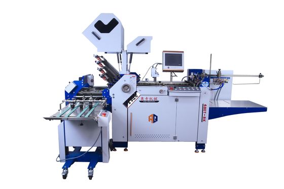 High Speed Folding Machine voor het opvouwen van pamfletten met kruisvouwmachine voor boekjes